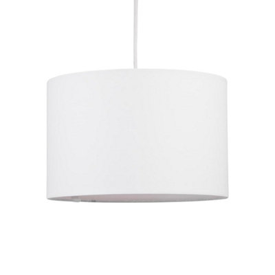 First Choice Lighting White 25Cm Ceiling Light Shade from B&Q