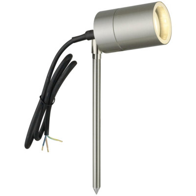 First Choice Lighting BlazeStainless Steel Outdoor Spike Light from B&Q