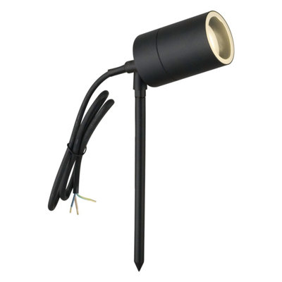 First Choice Lighting Blaze Black Outdoor Spike Light from B&Q