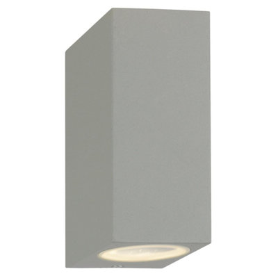 First Choice Lighting Falmouth Grey Up Down Outdoor Ip44 Wall Light from B&Q