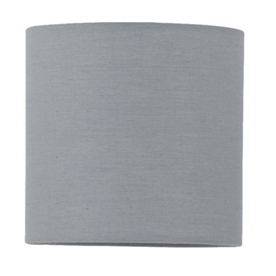 First Choice Lighting Grey Textured Cotton 15.5Cm Table Lamp Shade from B&Q