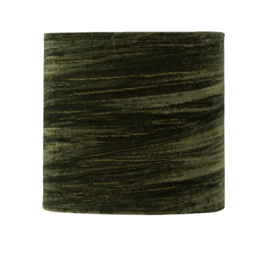 First Choice Lighting Green Crushed Velvet 15.5Cm Table Lamp Shade from B&Q