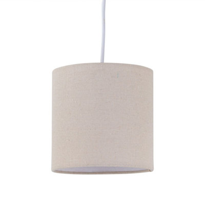First Choice Lighting Natural Linen 15.5Cm Table Lamp Shade from B&Q