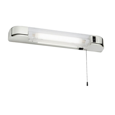 First Choice Lighting RiseChrome Led Bathroom Shaver Light from B&Q