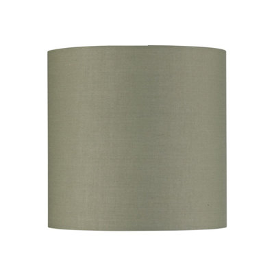 First Choice Lighting Sage Green Textured Cotton 17Cm Table Lamp Shade from B&Q