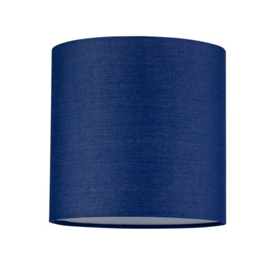 First Choice Lighting Navy Blue Cotton 17Cm Table Lamp Shade from B&Q