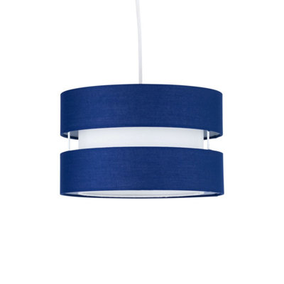 First Choice Lighting BenniNavy Blue 26Cm Pendant Shade from B&Q