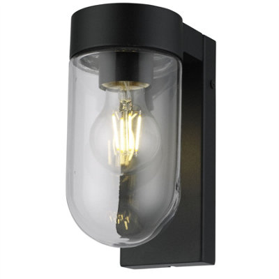 B&Q -  ParnieBlack Ip44 Outdoor Wall Light