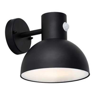 B&Q -  ArkleBlack Motion Sensor Outdoor Wall Light