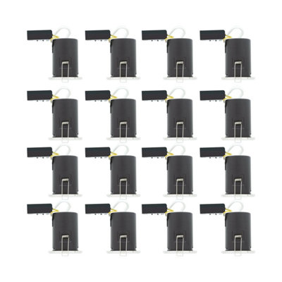 First Choice Lighting Set Of 16 Fire Bathroom DownlightsChrome Ip65 Recessed Downlights from B&Q
