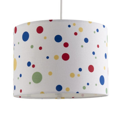 First Choice Lighting DottyDigital Print Easy Fit 25Cm Pendant Lightshade from B&Q