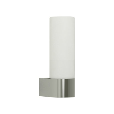 B&Q -  KotoChrome With Opal Glass Shade Ip44 Bathroom Wall Light