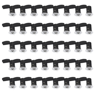 First Choice Lighting Set Of 40Chrome Ip65 Bathroom Recessed Fire Rated Downlights from B&Q