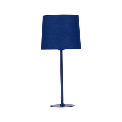 First Choice Lighting ColoursNavy Blue 40Cm Stick Lamp from B&Q