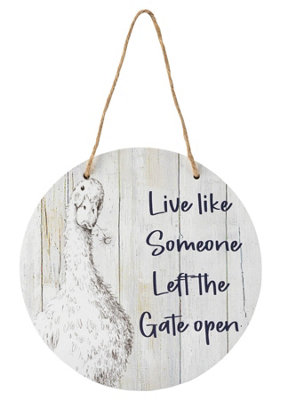  - Fieldview Farm Wall Plaque Goose