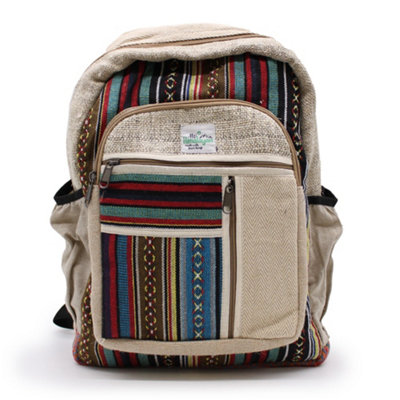 Serenityy Large Backpack Straight Zips StylePure Hemp And Cotton450 G from B&Q