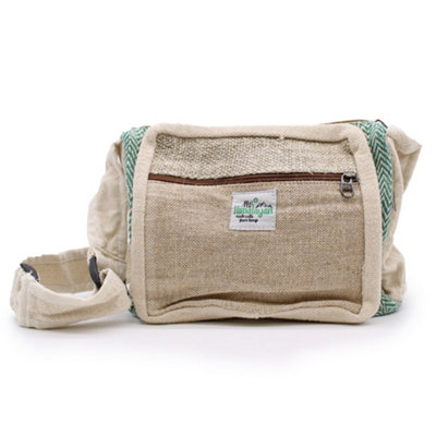 Serenityy Aw Dropship Uk Hemp And Cotton Messenger BagLightweight Eco-Friendly Shoulder BagAssorted Colours. from B&Q