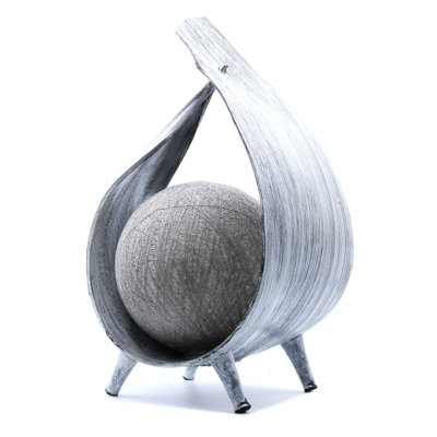Greywash Coconut Lamp Wrapover Natural Decorative Lighting from B&Q