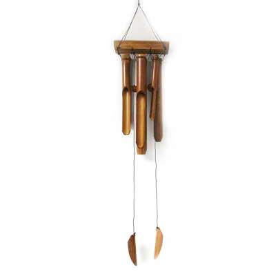 Serenityy Bamboo Windchime Natural Finish 6 Large Tubes 50Cm Length120Cm Overall Height from B&Q