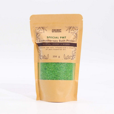 B&Q -  Aromatherapy Bath Potion 350G GeraniumLavender & Bergamot