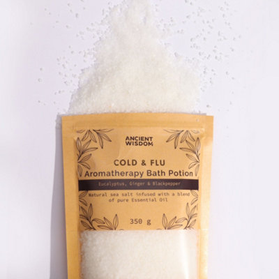 Serenityy Aromatherapy Bath Potion 350G Colds & Flu Eucalyptus Ginger Blackpepper from B&Q