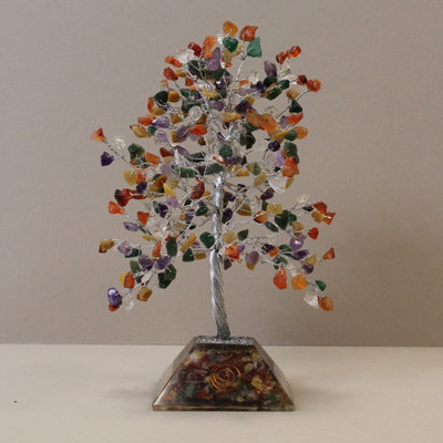 Serenityy Gemstone Tree With OrgoniteMulti-Colour320GDecorative Figurine from B&Q