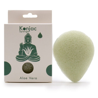 Serenityy Teardrop Konjac Sponge Aloe VeraLightweight 15G Healing & Soothing Cleanser from B&Q