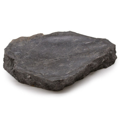 Serenityy Aw Dropship Uk Natural Grey Marble Soap DishStone Soap DishFreestanding Matt Finish from B&Q