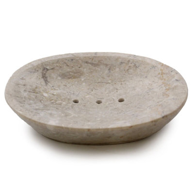 Soap Dish Marble Classic Oval Stone Dishes Personal Cream - Image 3