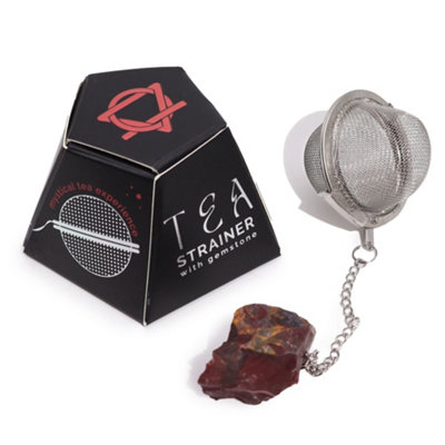 Serenityy Tea Strainer With Genuine Mookaite StoneStainless-Steel Mesh45 G. from B&Q