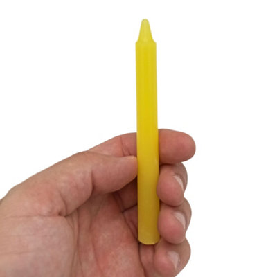Serenityy Manifest Magic Candles Pack Of 12Yellow Solar Plexus Chakra Candles For Grounding And Manifestation90 Min Burn Time Each from B&Q