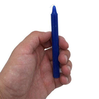 Serenityy Manifest Magic Candles Pack Of 12 Indigo Third Eye Chakra12Cm Tapers For Grounding And Manifestation from B&Q
