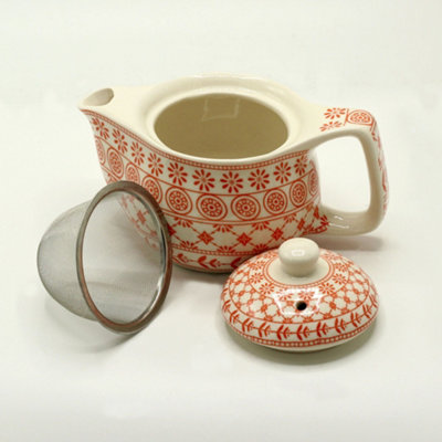 Serenityy Small Herbal Teapot Amber350Ml Ceramic Teapot For Single Servings from B&Q
