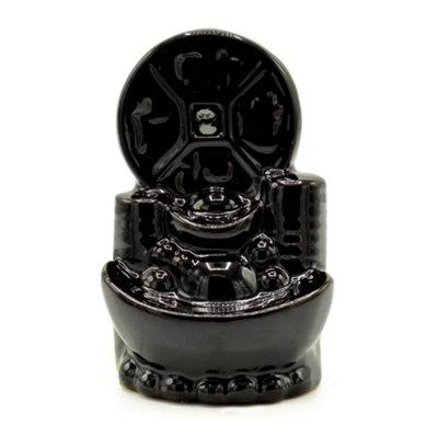  - Backflow Incense Burner Ancient Chinese Coin