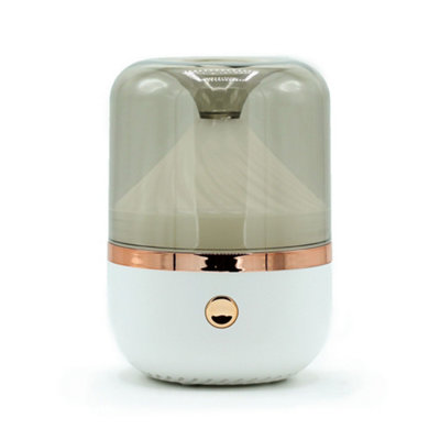 B&Q -  Urban Aroma Diffuser White And BronzeCompact Usb Aroma Diffuser With Colour-Changing Light