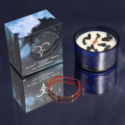 Zodiac Crystal Candle Gemstone Bracelet - Aries Candles - Image 6