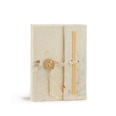 Serenityy Lokta Mixed Flowers NotebookHandmade Dried-Flower Cover15X12Cm And 12X8Cm from B&Q