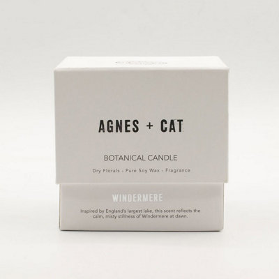 Serenityy Agnes + Cat Botanical Soy Wax CandleWindermere from B&Q