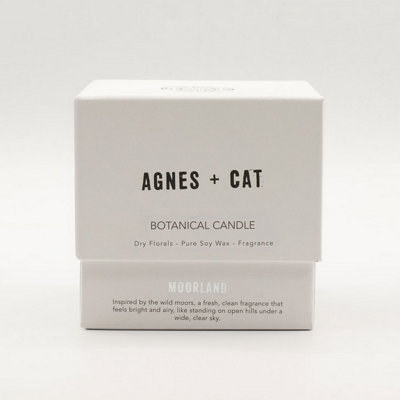 Serenityy Agnes + Cat Botanical Soy Wax CandleMoorland from B&Q