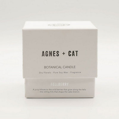 Serenityy Agnes + Cat Botanical Soy Wax CandleFellberry from B&Q