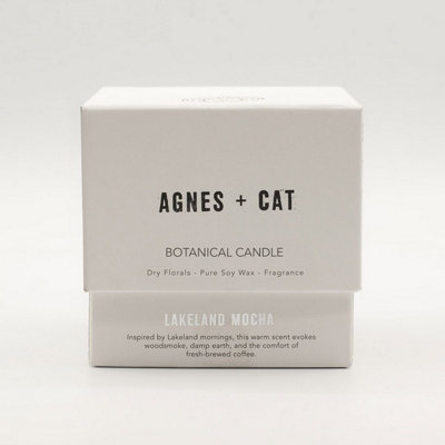 Serenityy Agnes + Cat Botanical Soy Wax CandleLakeland Mocha from B&Q