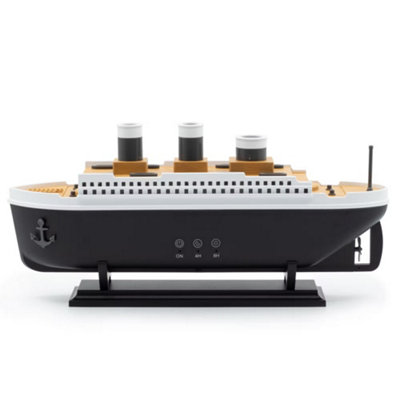  - Ship Model Aroma Diffuser With Puff Effect Mist And Colour Changing Led