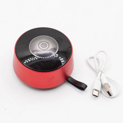 Serenityy Unisex Red Mandala Led Bluetooth Mini Speaker - Image 3
