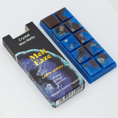 Serenityy Melteaze Wax Melts 50GLapis Night Midnight JasmineBlue Snap Bar With Lapis Lazuli Chips from B&Q