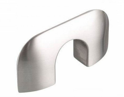 GTV MilanoCabinet Door Handle32mmInox (Brushed Steel) from B&Q