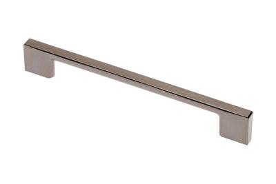 GTV Slim Bar 819Cabinet Door Handle160mmBlack Chrome from B&Q