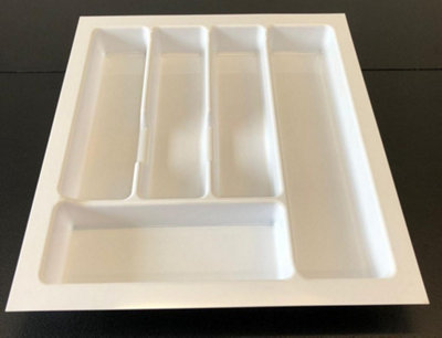 REJS Cutlery Tray UniWhite450mm (380mmx430mm) from B&Q