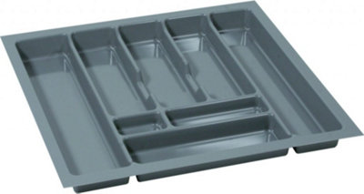 REJS Cutlery Tray ProGrey600mm (530mmx490mm) from B&Q