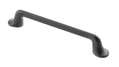 GTV FabricioCabinet Door Handle128mmBlack from B&Q
