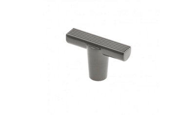 GTV RayCabinet Door KnobGraphite from B&Q